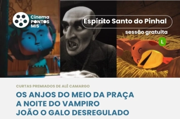 Espírito Santo do Pinhal promove exibições gratuitas de curtas-metragens