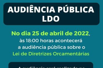 Audiência pública LDO - 2023