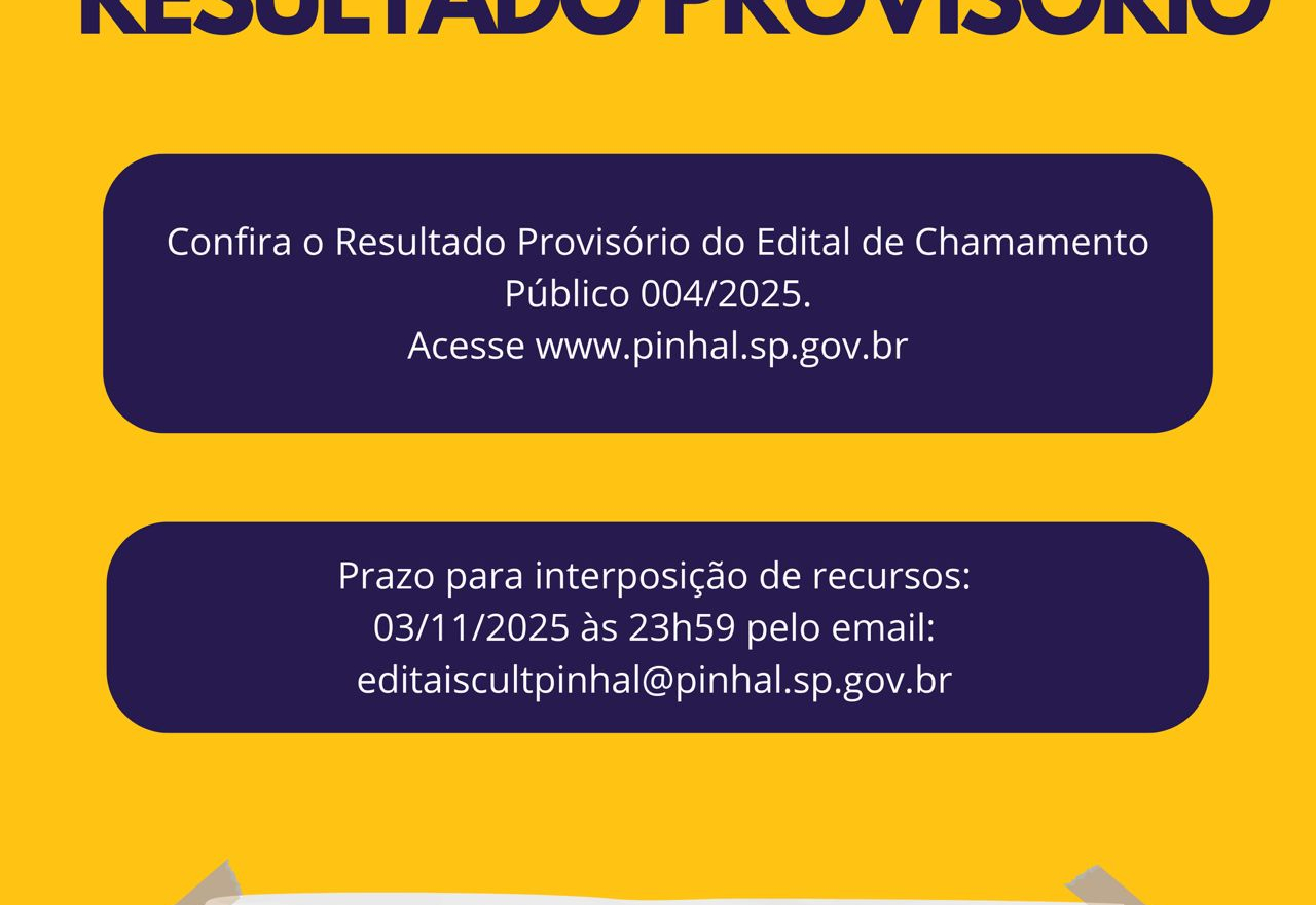 Chamamento Público 004/2025