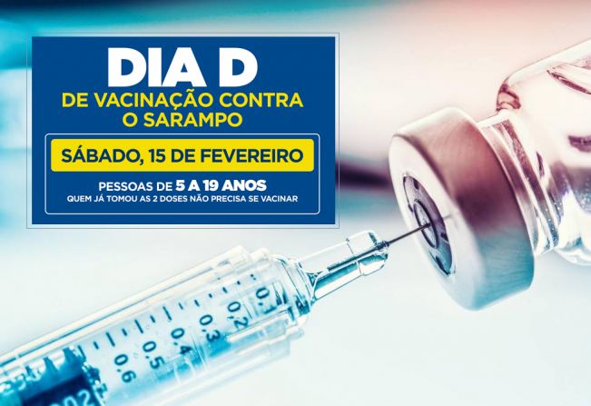 Secretaria da Saúde realiza “Dia D” de vacinação contra o sarampo em Espírito Santo do Pinhal