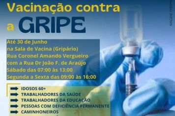 VACINAÇÃO CONTRA A GRIPE