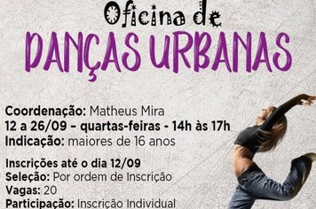 Oficina de Danças Urbanas