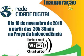 Inauguração do Cidade Digital