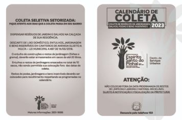 CALENDÁRIO DE LIMPEZA 2023