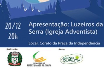 Banda Luzeiros da Serra, da Igreja Adventista se apresentará no no coreto da Praça da Independência