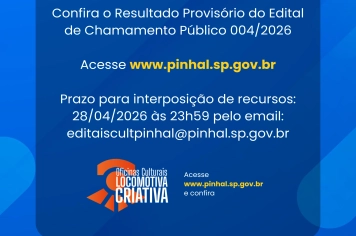 Resultado Provisorio Do Edital De Chamamento Publico