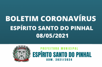 BOLETIM CORONAVÍRUS 08/05