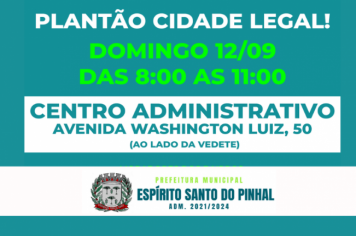 Plantão Cidade Legal!