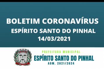 BOLETIM CORONAVÍRUS 14/03