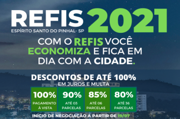 REFIS ESPÍRITO SANTO DO PINHAL 2021