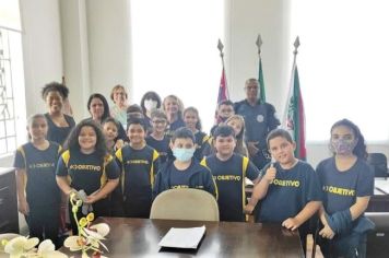 PROJETO ANJOS da GUARDA VISITA PALÁCIO DO CAFÉ E CÂMARA MUNICIPAL DE PINHAL