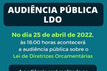 Audiência pública LDO - 2023