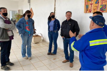 VISITA NA ESTAÇÃO DE TRATAMENTO DE ÁGUA PELO MUNICÍPIO VERDE E AZUL