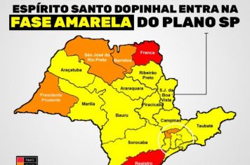 ESPÍRITO SANTO DO PINHAL ENTRA NA FASE AMARELA DO PLANO SÃO PAULO E PREFEITURA PUBLICA DECRETO QUE ESTABELECE REGRAS DE FUNCIONAMENTO