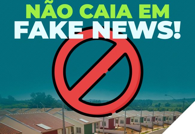 NÃO CAIA EM FAKE NEWS