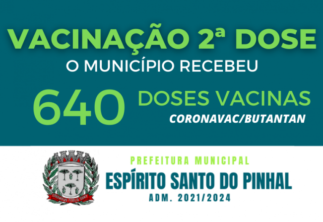 2ª DOSE DA VACINA