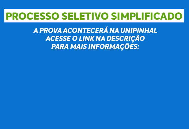 PROCESSO SELETIVO SIMPLIFICADO