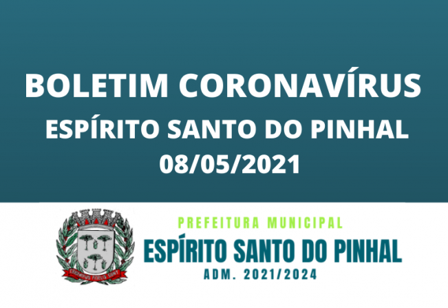 BOLETIM CORONAVÍRUS 08/05