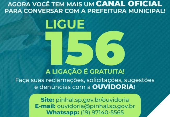 Você tem um CANAL OFICIAL para falar com a Prefeitura Municipal!
