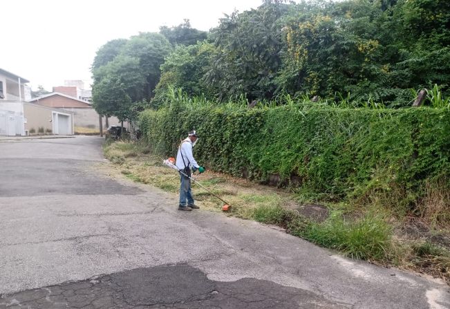 LIMPEZA DO ENTORNO DO BOSQUE MUNICIPAL 