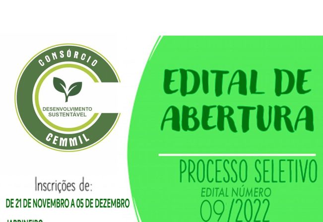 CEMMIL ABRE PROCESSO SELETIVO