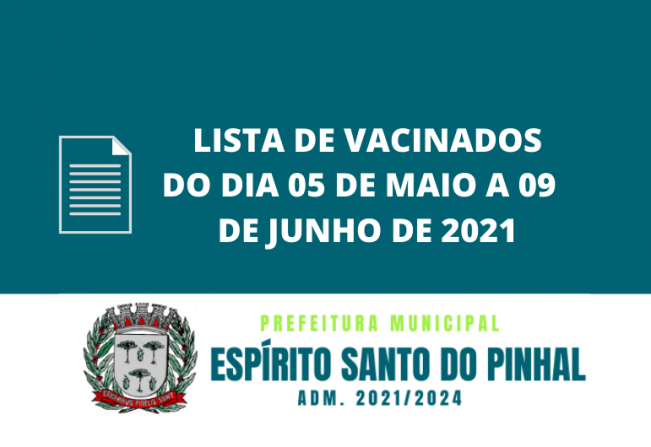 LISTA DOS VACINADOS